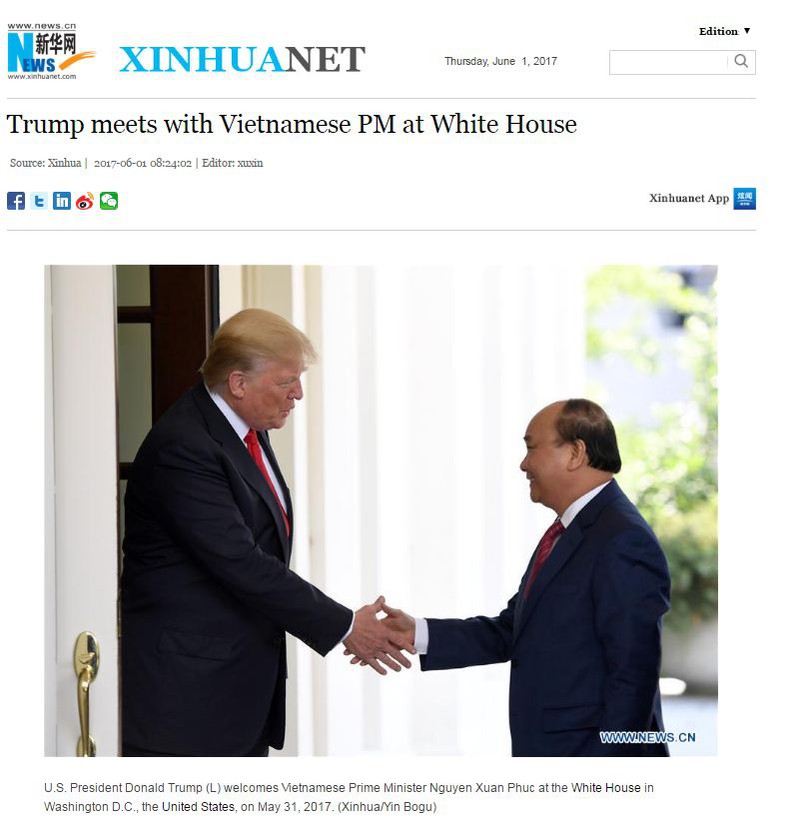 Truyền thông quốc tế: Ông Donald Trump nhiệt tình chào đón Thủ tướng Việt Nam - ảnh 6