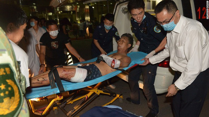 Trung Quốc: Nạn nhân trong vụ nổ ở Thiên Tân liên tục tăng - ảnh 6