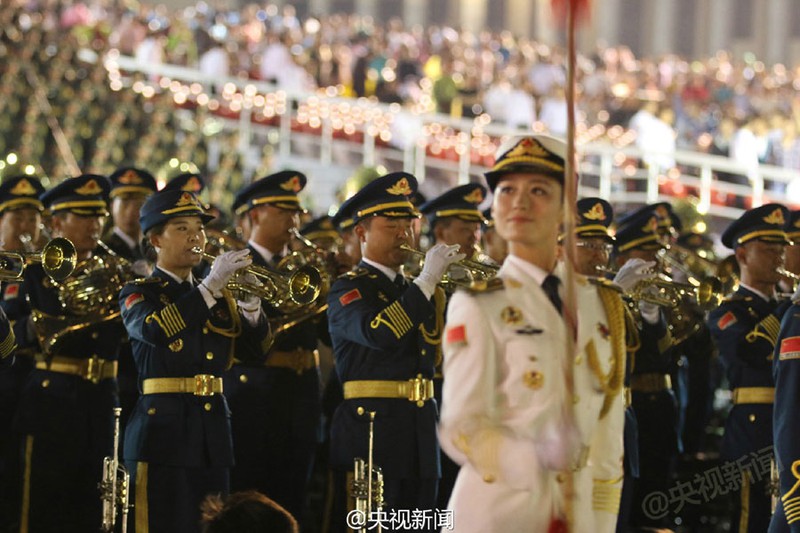 Hình ảnh luyện tập diễu binh lớn chưa từng có của Trung Quốc - ảnh 8