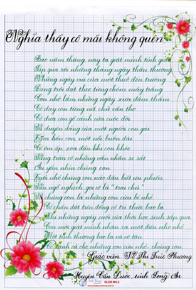 Bộ sưu tập bài thi viết chữ đẹp khiến cư dân mạng thán phục - ảnh 3