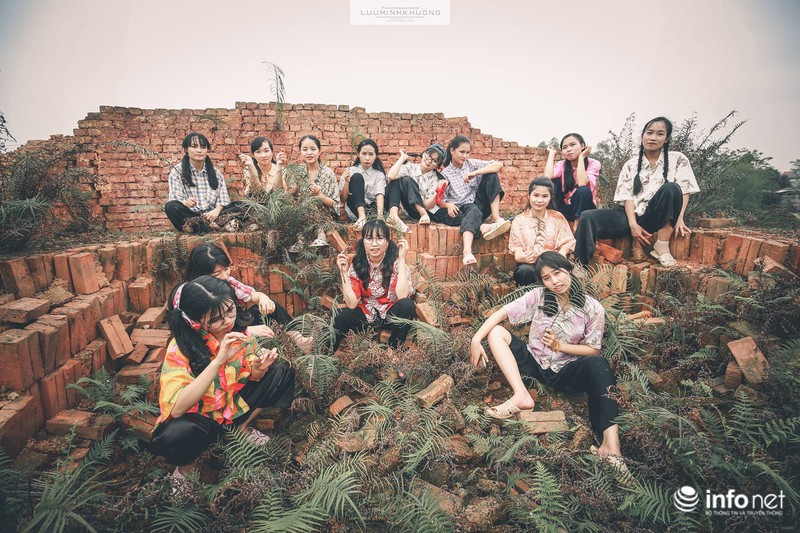 Học sinh trường THPT Tân Yên 1 - Bắc Giang tinh nghịch trong bộ ảnh kỷ yếu - ảnh 9