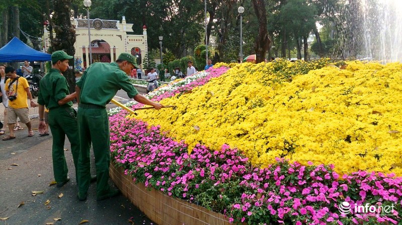 Quân đội kiểm tra gắt gao trước giờ khai mạc Hội hoa xuân - ảnh 1