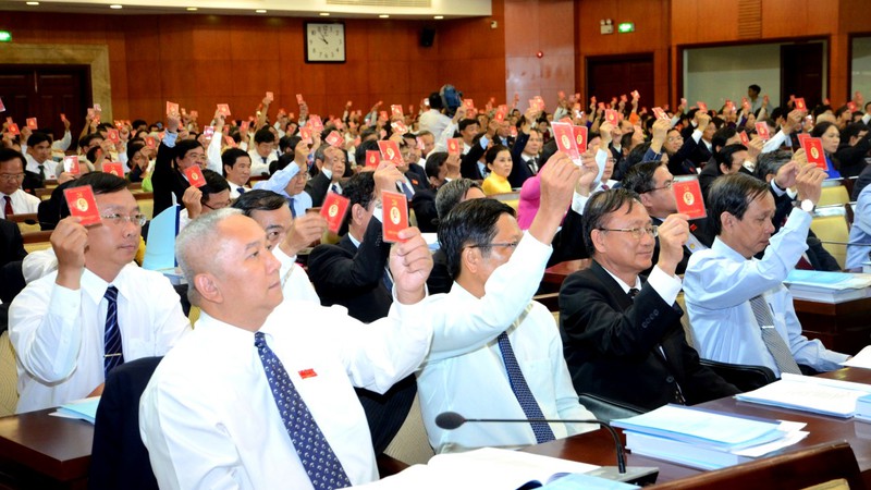 Hình ảnh buổi làm việc đầu tiên của Đại hội Đảng bộ TP.HCM lần thứ 10 - ảnh 10