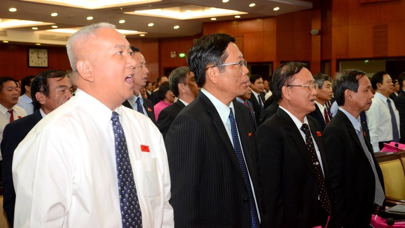 Hình ảnh buổi làm việc đầu tiên của Đại hội Đảng bộ TP.HCM lần thứ 10 - ảnh 11