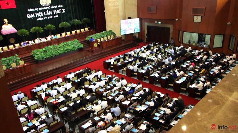 Hình ảnh buổi làm việc đầu tiên của Đại hội Đảng bộ TP.HCM lần thứ 10 - ảnh 6