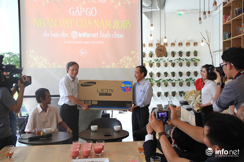 Infonet trao giải Nhân vật của năm 2015 cho ông Nguyễn Thận - ảnh 2