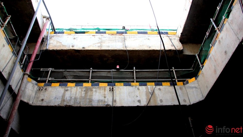 Cận cảnh nhà ga ngầm metro: Công trường khổng lồ dưới lòng đất - ảnh 2