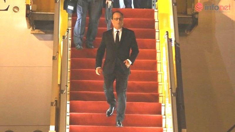 Tổng thống Pháp Francois Hollande đã tới TP. Hồ Chí Minh - ảnh 3