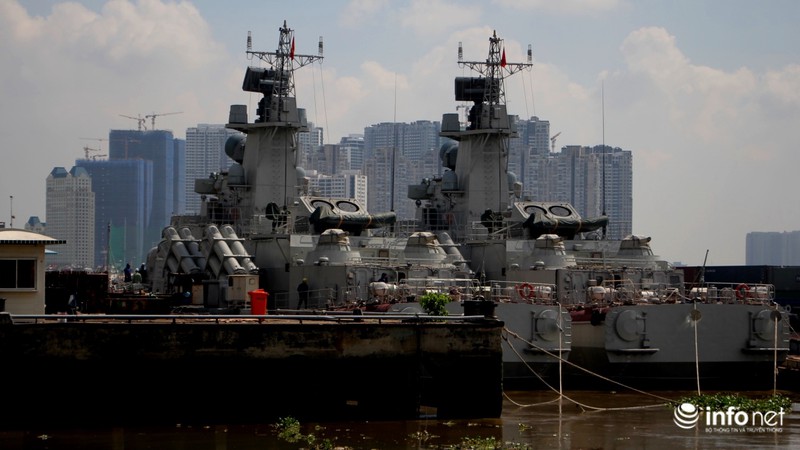 Hai tàu tên lửa tấn công nhanh của Hải quân cùng xuất hiện tại cảng Ba Son - ảnh 4