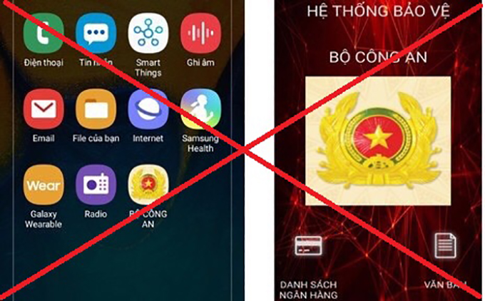 Giả danh ứng dụng điện thoại (App) mang tên “Bộ Công an