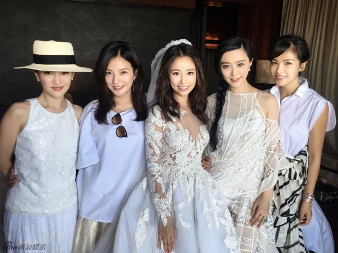 Bộ ba ‘Hoàn Châu cách cách’ hội ngộ trong đám cưới Lâm Tâm Như - ảnh 3