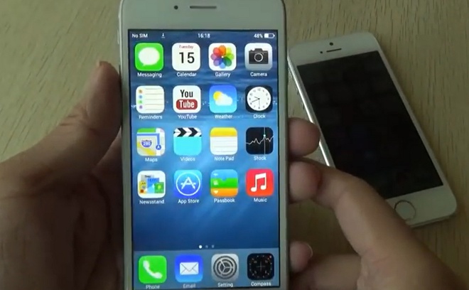 Cận cảnh iPhone 6 đầu tiên nhái từ trong ra ngoài