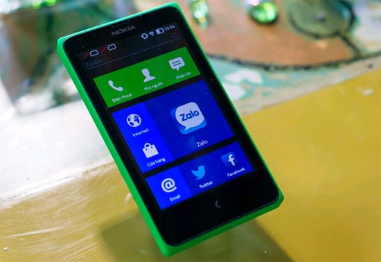 Nokia X+ vừa có màn giảm giá nhẹ. Ảnh Duy Tín.