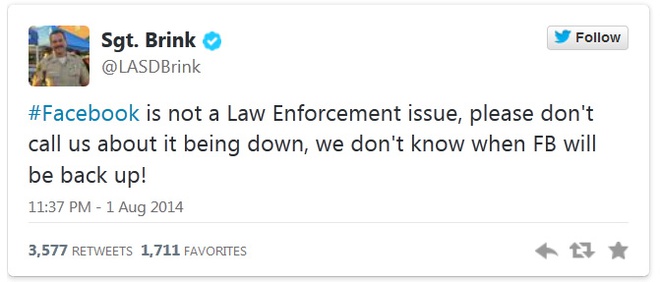 Người Mỹ thi nhau gọi cảnh sát vì Facebook sập mạng