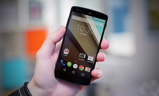 Giao diện Android 5.0 trên một chiếc Nexus 5. Ảnh: Androidpit.