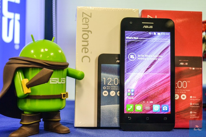 Zenfone 5C sẽ lên kệ tại Việt Nam vào đầu tháng 2. Ảnh: Amanz.