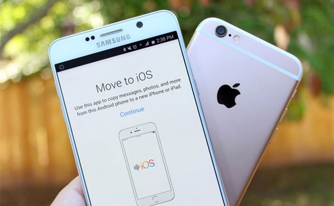 Move to iOS bị tín đồ Android chỉ trích thậm tệ