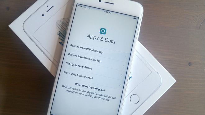 Mất 45 bước để cài đặt một chiếc iPhone mới