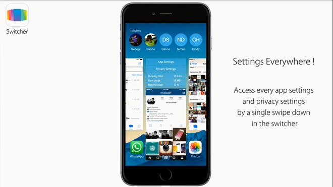 Ý tưởng táo bạo về iOS 9