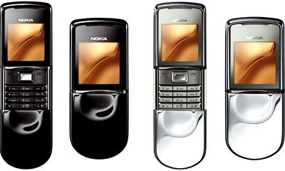 Nokia 8800 Sirocco Edition: Xuất hiện vào năm 2006, là phiên bản nâng cấp của Nokia 8800 với chất liệu cao cấp cùng camera 2MP. Toàn thân máy được bọc bằng thép không gỉ, thiết bị có màu tùy chọn là trắng bạc và đen.