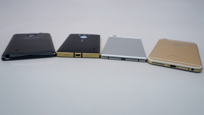 So dáng các smartphone ấn tượng năm 2014