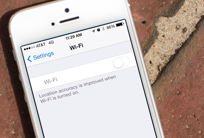 Ngắt kết nối Wifi khi không dùng tới. Ảnh: iMore.