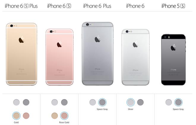 iPhone 6, 6 Plus màu vàng dừng sản xuất
