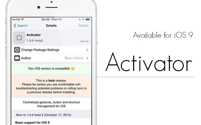Bạn là người cẩn thận, không muốn sử dụng quá nhiều đến nút Home nhưng khó chịu với phim Home ảo? Hãy trải nghiệm Activator, phần mềm giúp giảm tải công việc của nút Home bằng cách tạo ra cách hành động nhanh. Tuy nhiên việc cài đặt Activator khá khó và công phu.