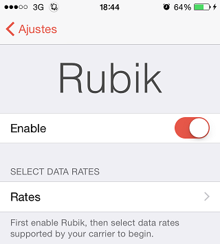 Nếu bạn muốn tắt 3G khi máy được khóa hoặc đang kết nối Wi-Fi hãy tải về tweak Rubik. Sau khi tải về bạn hãy để mọi tùy chỉnh của ứng dụng ở chế độ Enable.