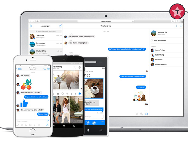 Facebook Messenger, kẻ lũng đoạn dịch vụ tin nhắn. Quyết định tách Messenger trở thành ứng dụng riêng biệt vào năm ngoái là động thái rất thông minh. Theo thống kê, có khoảng 700 triệu người dùng thường xuyên ứng dụng này. Ngay tại Việt Nam, cùng với sự phát triển của các thiết bị di động, nhắn tin Facebook là cách giao tiếp phổ biến hơn cả sử dụng tin nhắn văn bản.