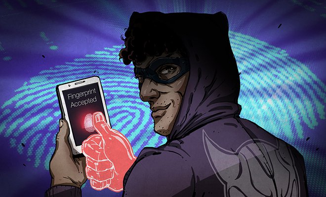 Vân tay dễ dàng bị đánh cắp.