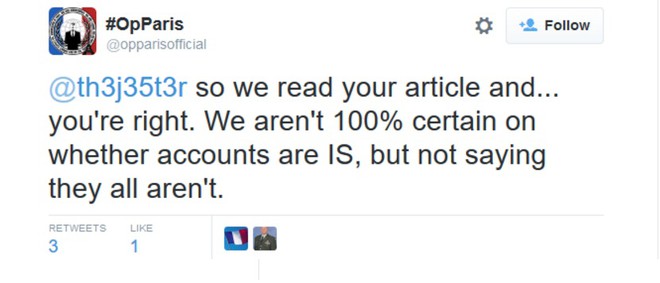 Anonymous có thể đang thất bại trong cuộc chiến với IS