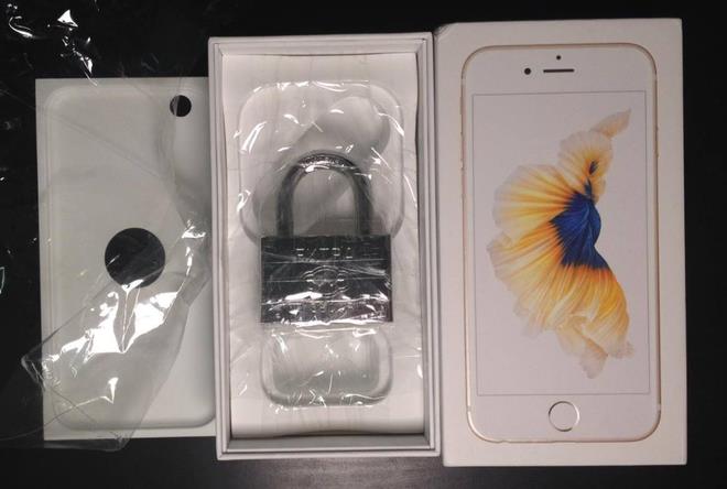 Mua iPhone 6S trực tuyến, nhận được ổ khóa