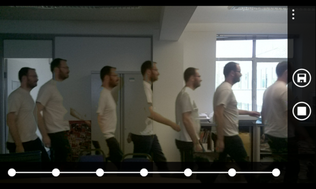 Hiệu ứng Smart Sequence của Nokia Camera biến nhiều bức ảnh thành một hình theo chuỗi chuyển động trông rất thú vị.