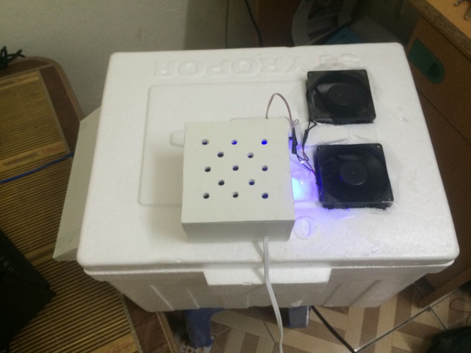 350.000 đồng một chiếc điều hòa tự chế ở Hà Nội