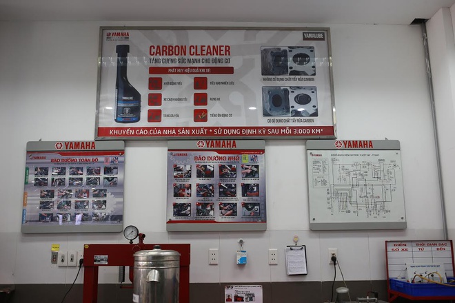 Quy trình bảo dưỡng xe.