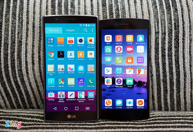 Bphone so màn hình với LG G4, Galaxy S6 Edge, iPhone 6 Plus