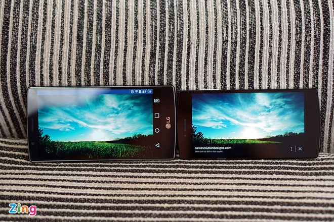 Bphone so màn hình với LG G4, Galaxy S6 Edge, iPhone 6 Plus