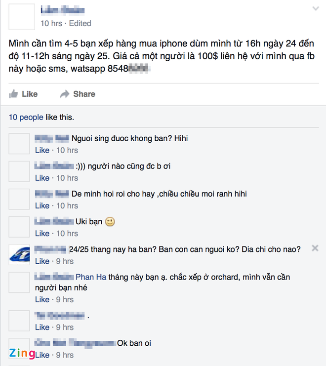 Nhiều người Việt tại Singapore sẵn sàng xếp hàng thuê để kiếm tiền.