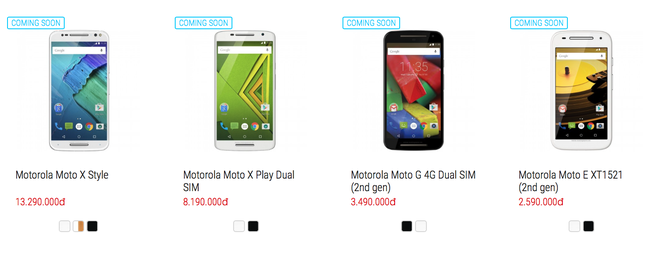Motorola sắp quay lại Việt Nam với loạt smartphone mới