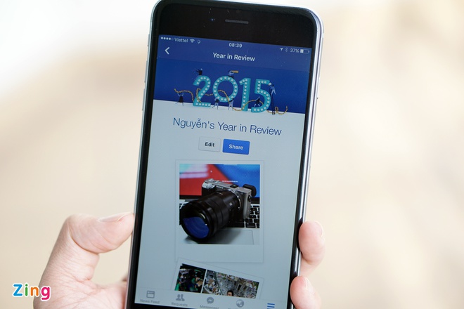 Facebook ra công cụ tổng kết một năm đã qua