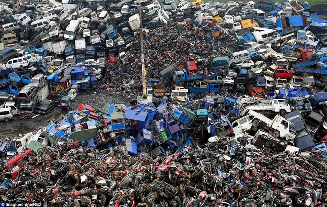 Với dân số ước tính lên đến 1,4 tỷ người, Trung Quốc là đất nước đông dân nhất thế giới. So với toàn bộ châu Âu, dân số Trung Quốc nhiều hơn gấp gần 2 lần. Kéo theo đó, số lượng các món đồ cũ, đồ thải tại Trung Quốc cũng rất nhiều, ví dụ như ô tô, xe máy cũ.