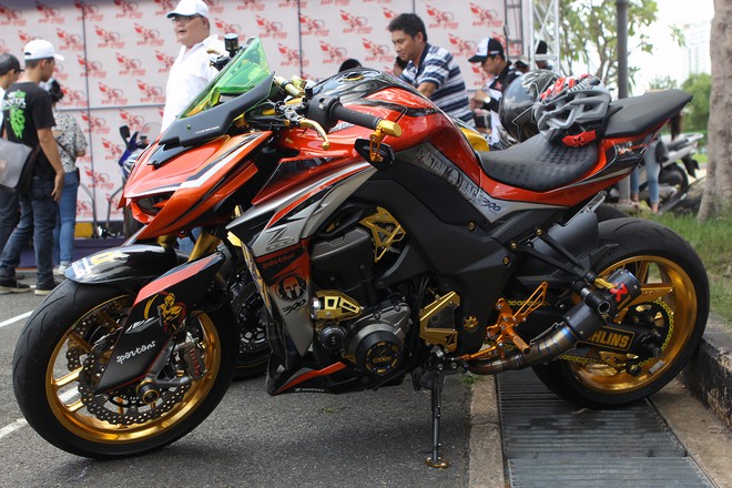 Dàn xe độc tại lễ hội môtô Việt Nam 2015