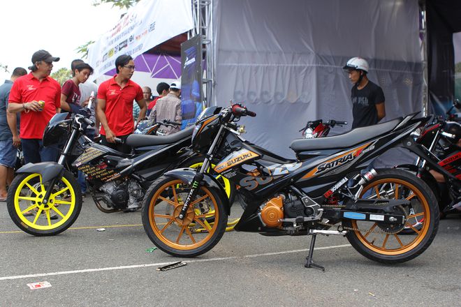 Không chỉ xe phân khối lớn, Vietnam Motorbike Festival cũng có sự hiện diện của những mẫu xe được nhiều biker yêu thích.