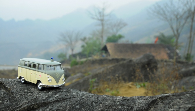 Hình ảnh ngộ nghĩnh ô tô mô hình chu du khắp Hà Giang - ảnh 4
