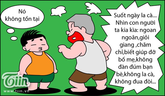 Bộ tranh những câu nói bất hủ của phụ huynh - ảnh 1