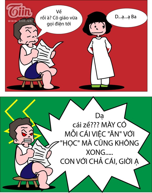 Bộ tranh những câu nói bất hủ của phụ huynh - ảnh 2