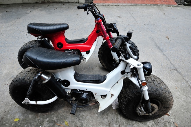 Chaly độ bánh béo độc đáo ở Hà Nội - ảnh 2