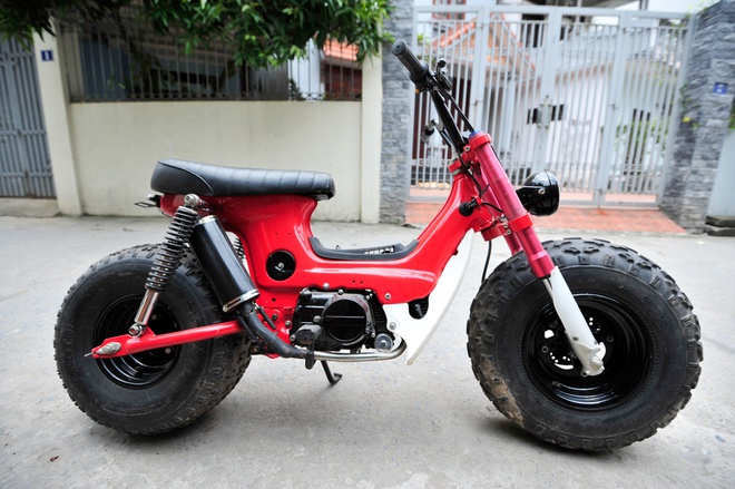 Chaly độ bánh béo độc đáo ở Hà Nội - ảnh 4