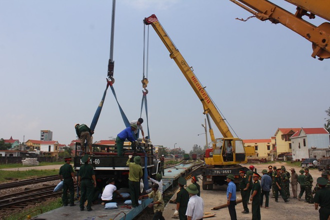 Tàu đặc biệt phục vụ Quốc tang Đại tướng đã tới Quảng Bình - ảnh 13